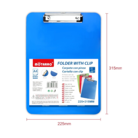Motarro Clipboard 315x225mm - 2 Pack - Green