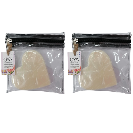 Oya Heart Soap Large - Buoyant Blossoms 2 Pack