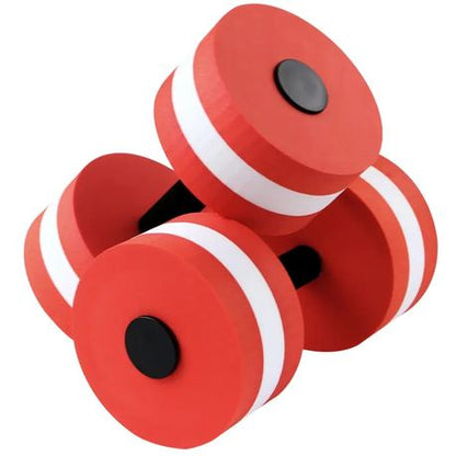 Swimming Dumbbell for Aerobics Workout - 2 Piece - Red