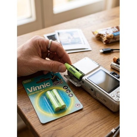 Vinnic Rechargeable NIMH Battery