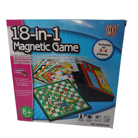 Magnetic Game 18-In-1