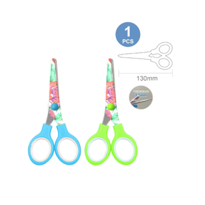 Motarro Kids Scissors Floral - Green