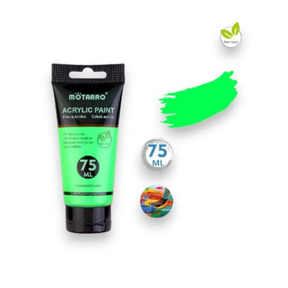 Mottaro Fluorescent Acrylic paint 75ml - Orange