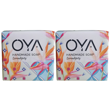 Oya Homemade Soap 100G Bar - 2 Pack - Mystical Flowers