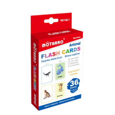 Motarro Flash Cards 36 Sheets - Shapes