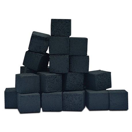 Blue Mix Coconut Shell Charcoal Cubes 24 Pieces - 4 Pack