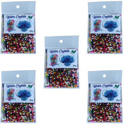 Growing Water Crystal Beads - 5 Pack - Orange