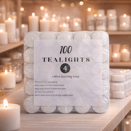 Tealight Candles - 100 Pack
