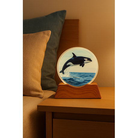 3D Creative Lamp - Orca Illuminated Art Light