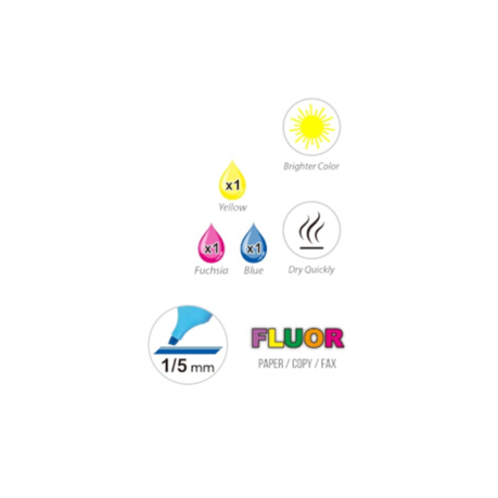 Motarro Highlighters - 3PCS