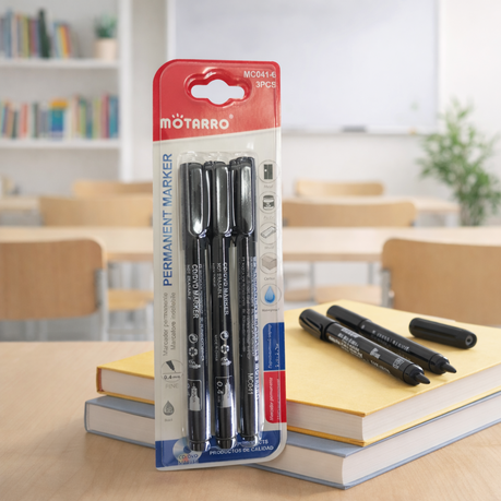 Motarro Permanent Markers - 0.4mm - 3 Piece Set