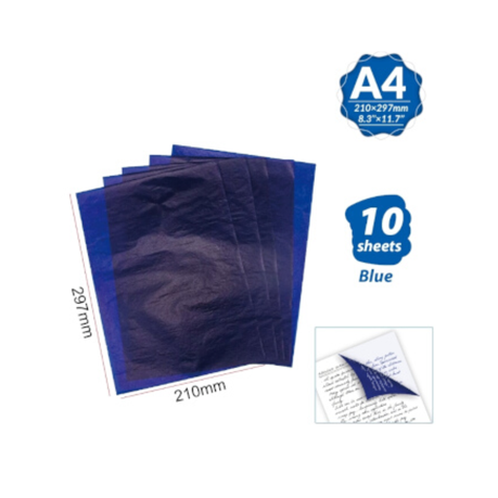 Motarro Carbon Paper A4 210x297cm 10 Sheets - Blue