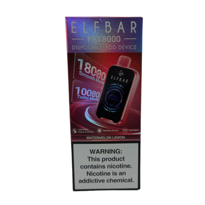 Elf Bar 18000 Puffs Disposable Vape - Watermelon Lemon
