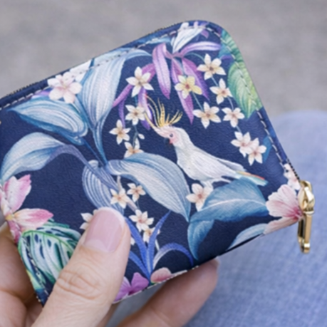 Wallet - Birds (Can Hold Cards) 8.5×10.5×4cm