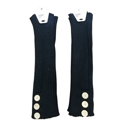 Leg Warmer - Stipe White