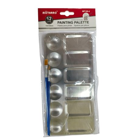 Motarro - Paint Palette - 12 Grid Metallic