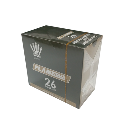 Flame Club King Size Rolling Paper + Tips - 26Piece Booklets - 4 Pack
