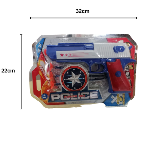 Police Power Gun Set - 2 Pack
