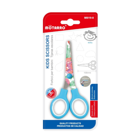 Motarro Kids Scissors Floral - Blue