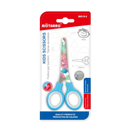 Motarro Kids Scissors Floral - Blue