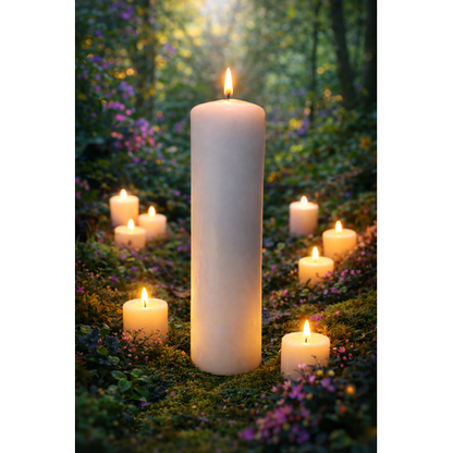 Candle Pillar - 7 x 22.5cm