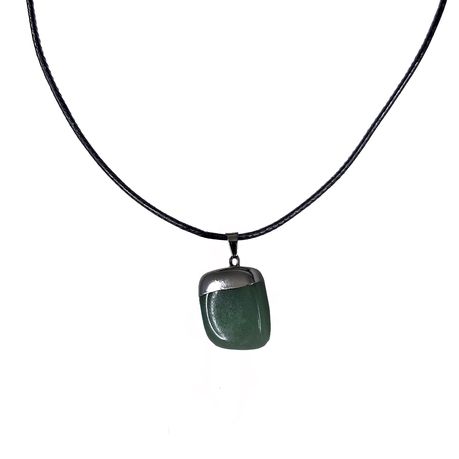 Earth Stone Collection - Polished Aventurine Stone Necklace