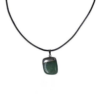 Earth Stone Collection - Polished Aventurine Stone Necklace
