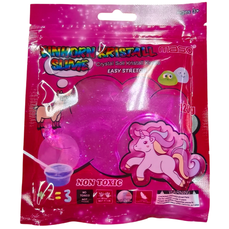 Unicorn Crystal Slime - 12 Pack