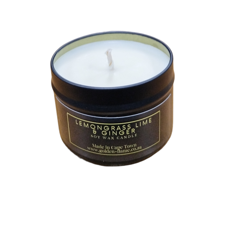 Scented Soy Massage Candles - Lemongrass Lime And Ginger