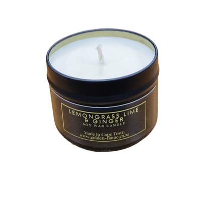 Scented Soy Massage Candles - Lemongrass Lime And Ginger