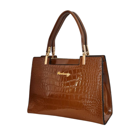 Ladies Bag - Strap Included - 21×29cm - Brown