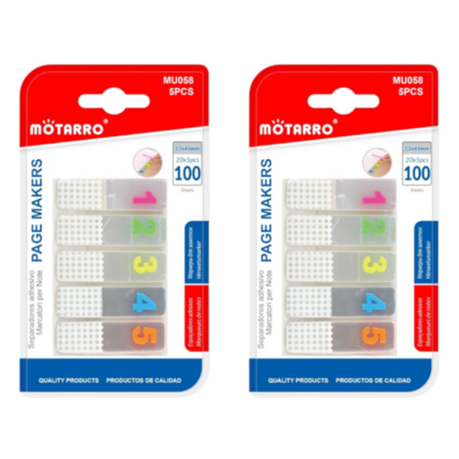 Motarro Page Markers 20x5 PCS - Arrows