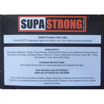6 Capsules pack - Super Strong - Bedroom Booster -  (2 Capsules x 3 Packs)