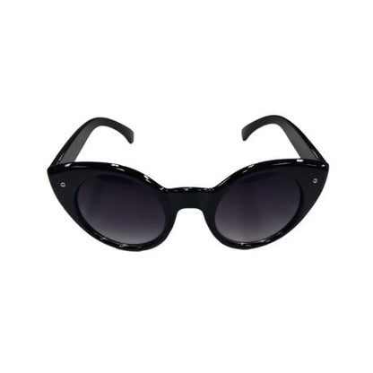 Solar X Cat-Eye Classic Sunglasses Gradient Lens UV400 - Gloss Black