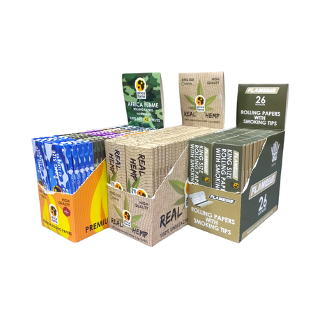 Bulk Offer - 3 Pack King Size Rolling Paper - 126Piece Booklets