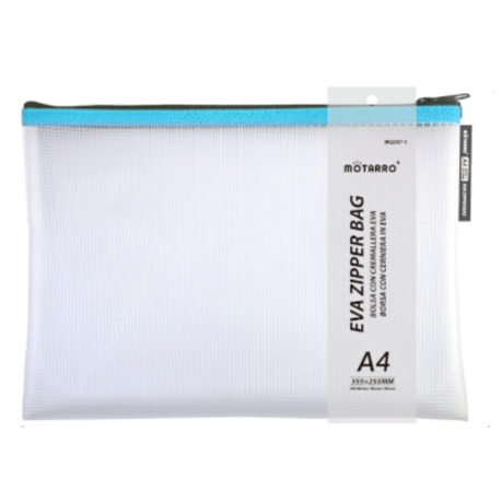 Motarro Eva Zipping Bag A4 355x255mm - Blue