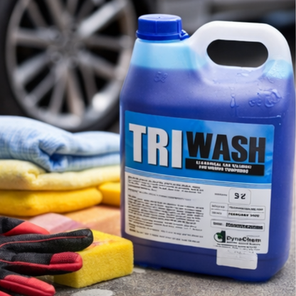 Tri-Wash Car Washing And Waxing Foaming Shampoo - 5 Litre