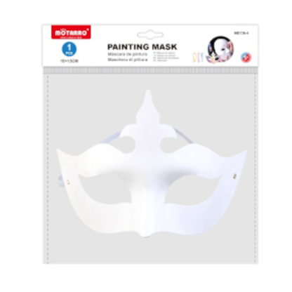 Motarro Painting Mask White - Half Face 19x10cm
