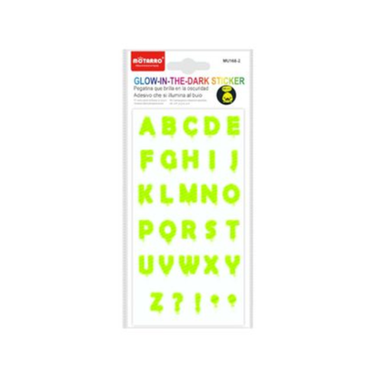 Motarro Glow In The Dark Stickers 1 Sheet - Numbers