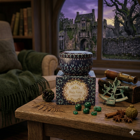 Artisan Soy Wax Scented Tin Candle - Violets