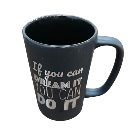 Black Ceramic Mug More Of What Makes You Happy