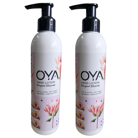 Oya Hand Lotion 200ml Bottle - 2 Pack - Charcoal Charm