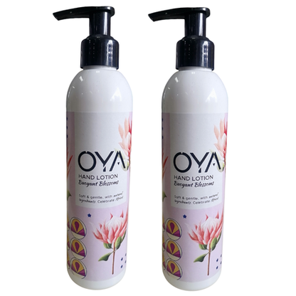 Oya Hand Lotion 200ml Bottle - 2 Pack - Charcoal Charm