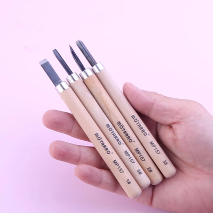 Motarro Art Carving Tools 4 Pieces
