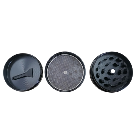 Herb Grinder 3 Piece Aluminum 50 x 36mm - Hypnotic
