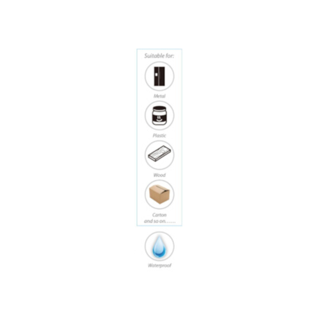 Motarro Permanent Marker Double Sided Black 6.5mm And 2.5mm - 3PCS