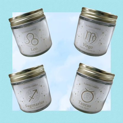 Horoscope Vanilla Scented Candles - 12 Pack
