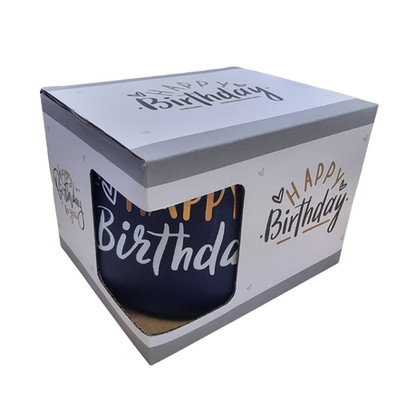 Ceramic Mug - Happy Birthday - White