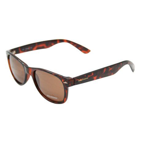 Lentes and Marcos "Prince-Lorenz" Polarised/UV400 Demi Wayfarer Sunglasses