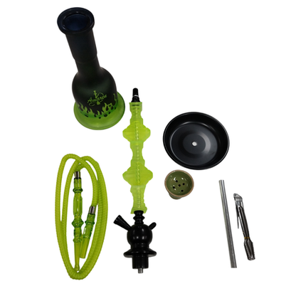Amaren Ceramic Head Flame Hookah - Single Large - Orange